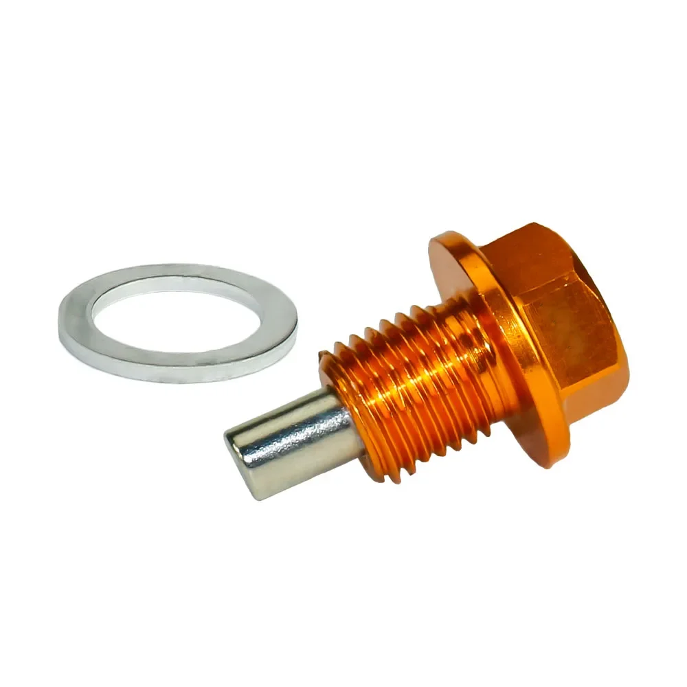 Tapón de cárter magnético de aluminio neocromado - imagen 3