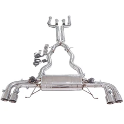 GFC escape catback con válvula eléctrica para BMW M550i G30 4.4T