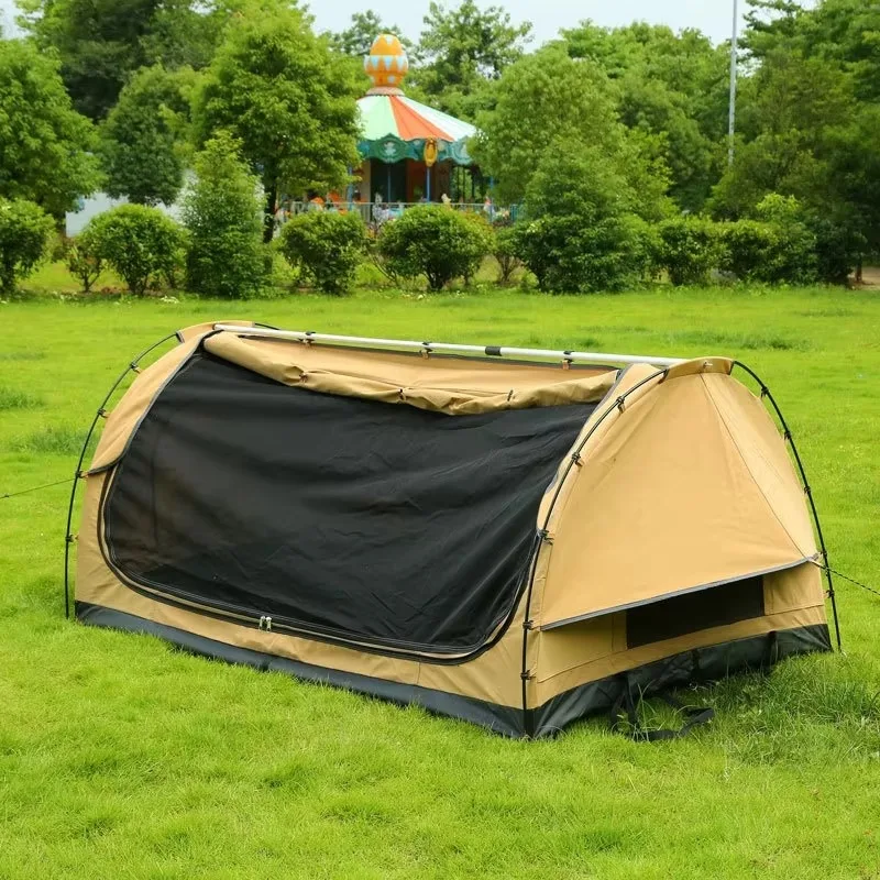 Tienda australiana lona impermeable para acampar con coche - imagen 2