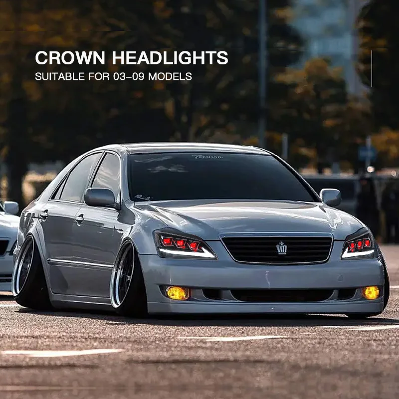 Conjunto de faros LED Sewiyolin para Toyota Crown