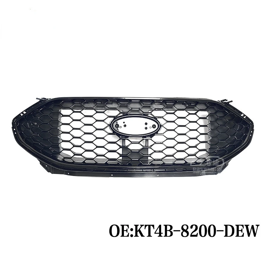 Rejilla delantera central de panal negro brillante para Ford Edge - imagen 2