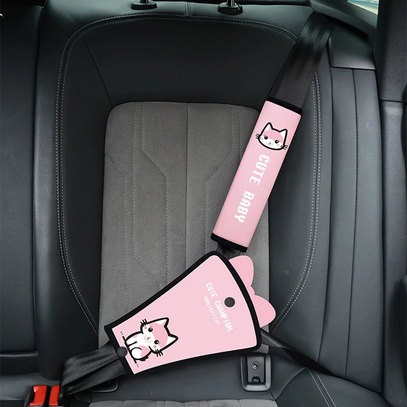 Protector cinturón seguridad infantil para niños – acolchado universal - imagen 3