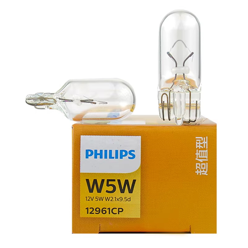 Bombilla Philips W5W T10 12V 5W para luz interior y señalización coche