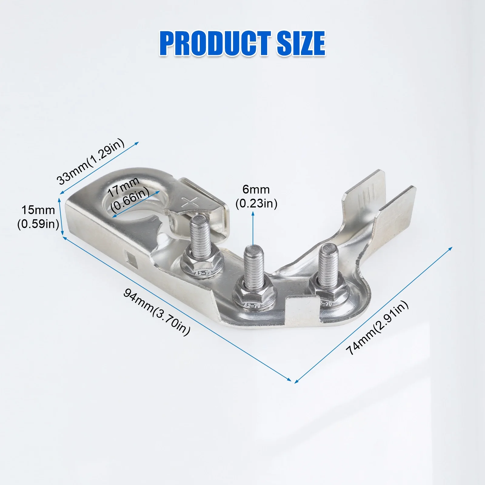 Terminal de batería positivo