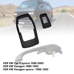 Manijas de puerta delantera para VW Tipo 2 / Syncro Vanagon Syncro, 251837205, almohadilla de goma, 251837209, 21837211