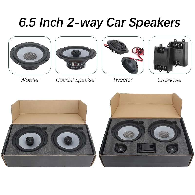 Zeming Audio YS65202 altavoces 2 vías 6.5 pulgadas para coche - imagen 2