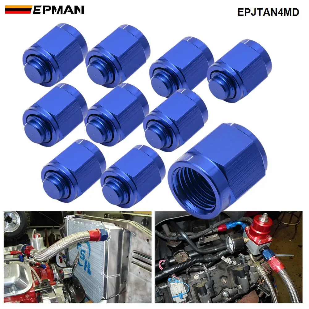 Tapón hembra AN4 EPMAN de aluminio azul
