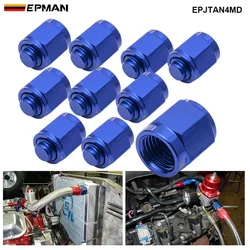 Tapón hembra AN4 EPMAN de aluminio azul