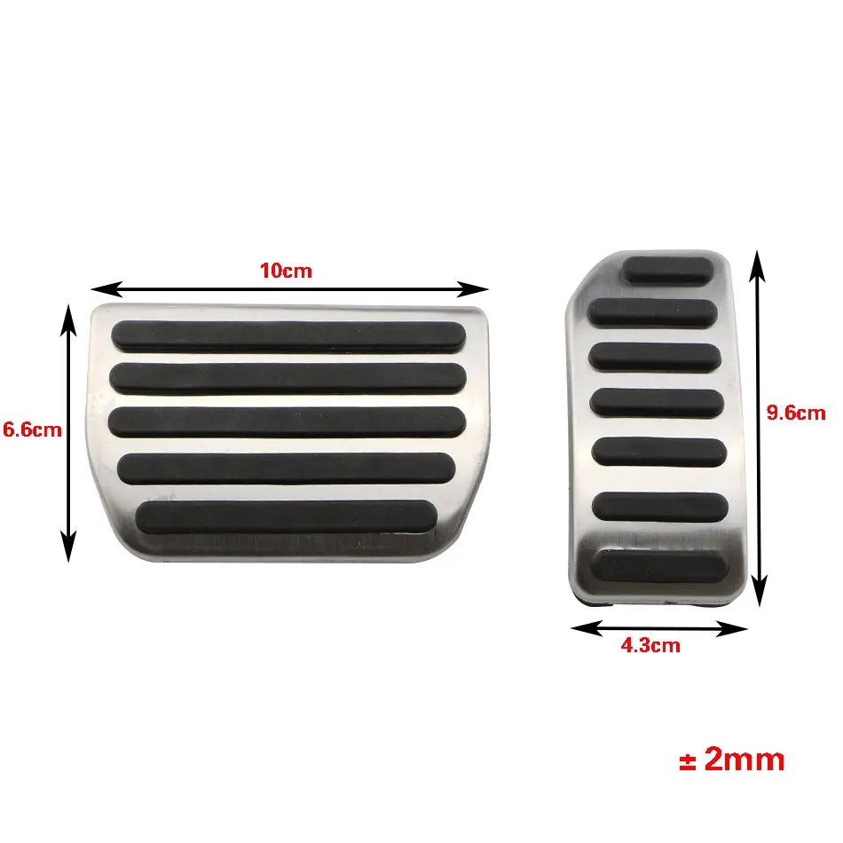 Cubierta pedal Volvo S60 V60 XC60 S80 - Acero inoxidable - imagen 4
