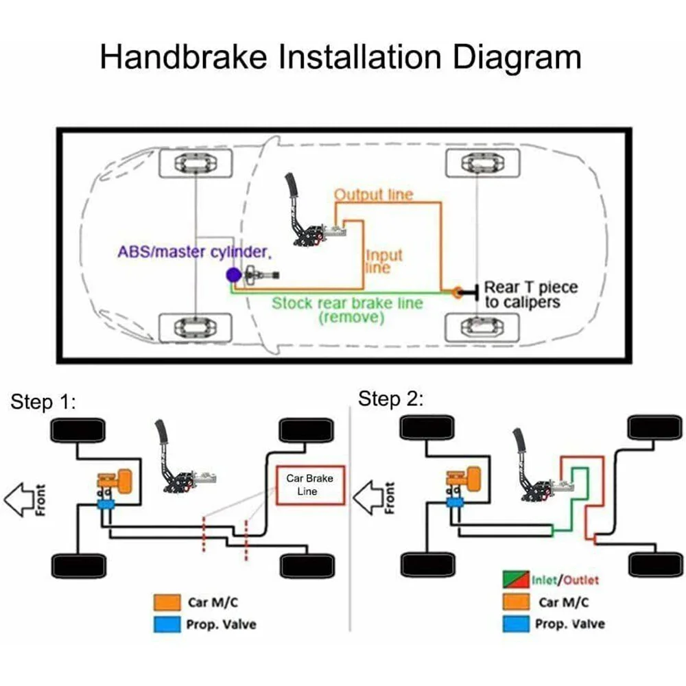 Freno de mano electrónico drifting de aluminio – Racing Universal - imagen 3