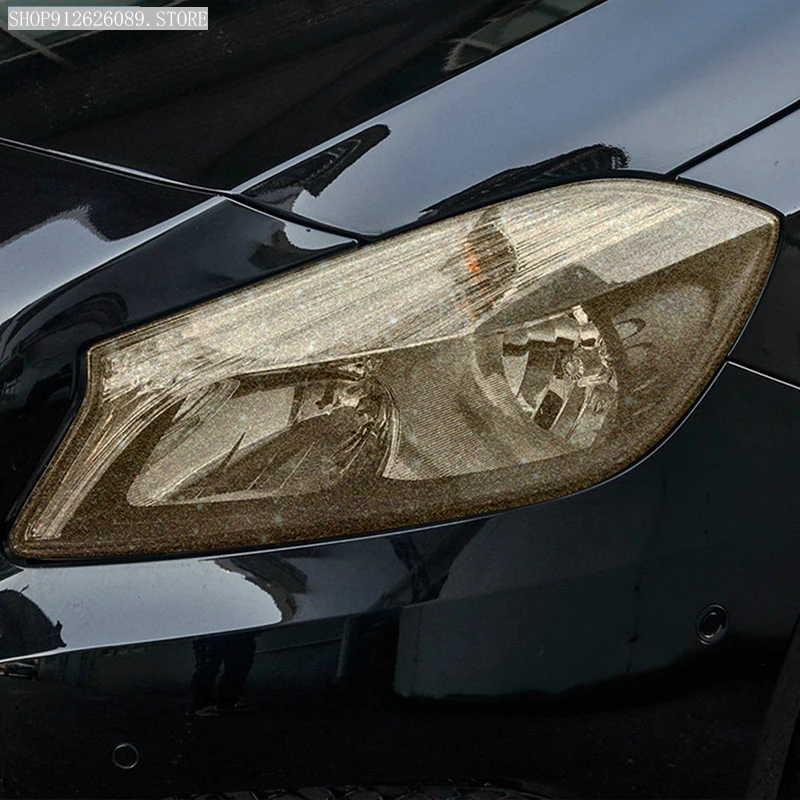 Película protectora para faros TPU ahumada – Mercedes A45 AMG W176 - imagen 3