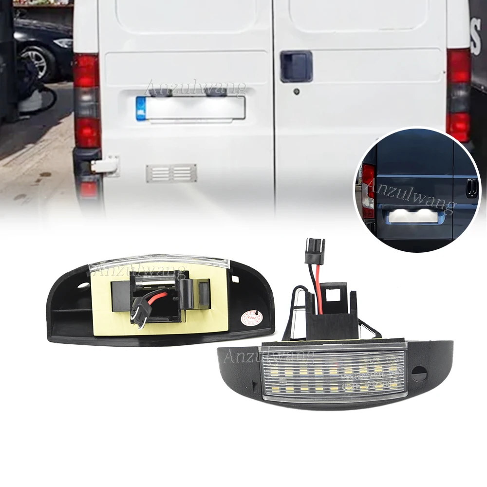 Bombillas LED de matrícula para Fiat Ducato, Peugeot Expert y Citroën Jumpy - imagen 3