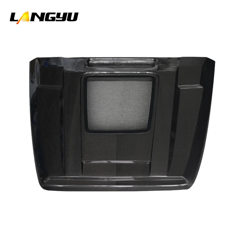 Langyu capó fibra de carbono estilo IMP para Mercedes-Benz G W464 - imagen 2