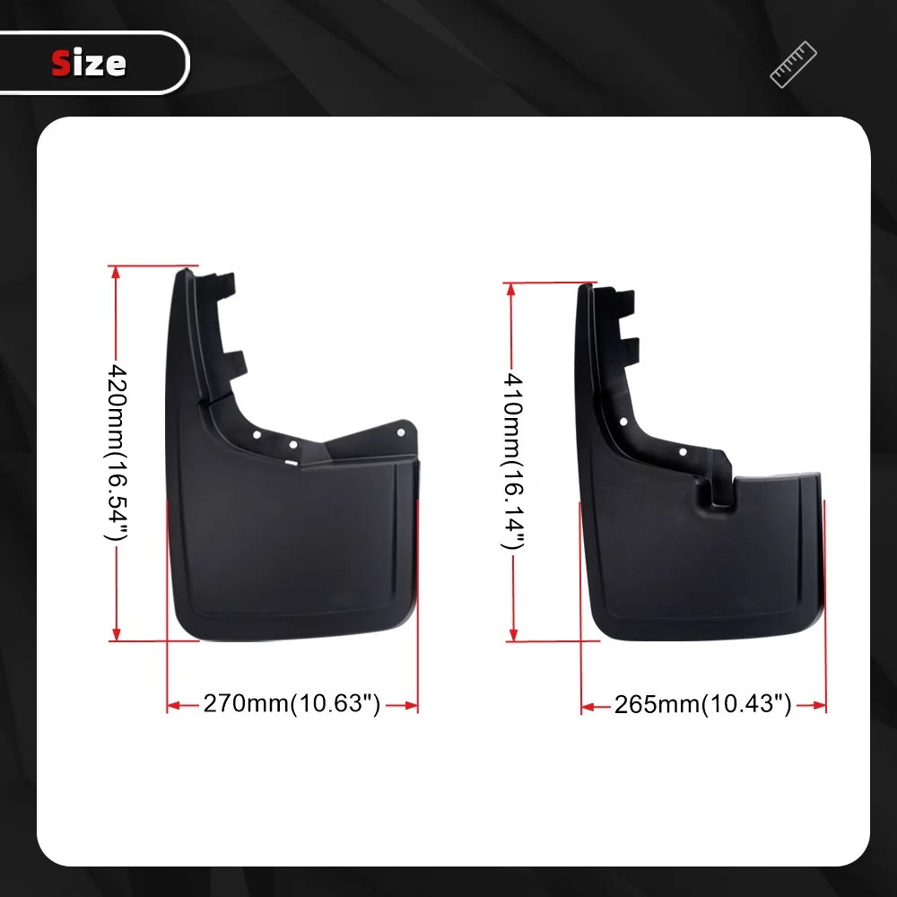 Faldillas guardabarros Ford F-150 2021-2025 ML3Z-16A550-AA/BA - imagen 3