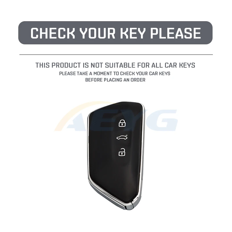 Funda de llave de coche instalada