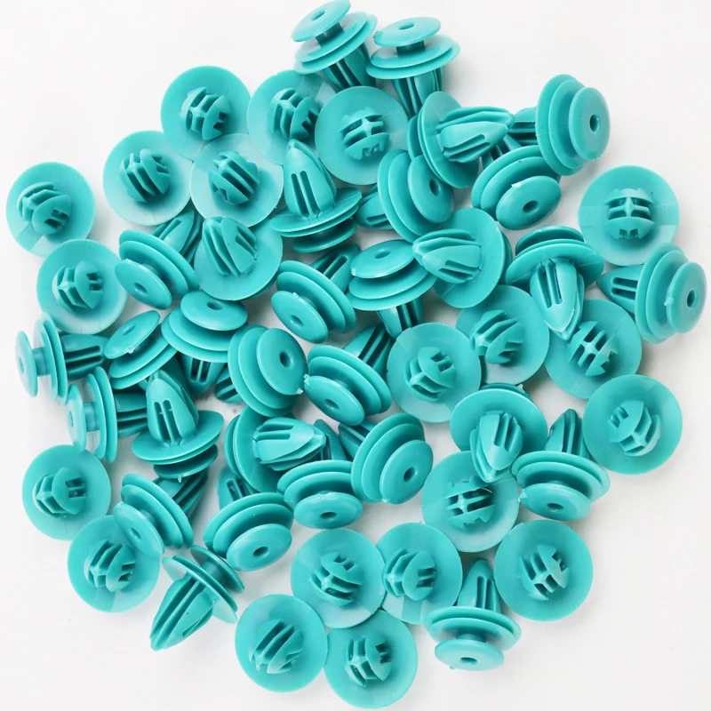 Xukey clips de sujeción azul para guardabarros y paneles interiores - imagen 4