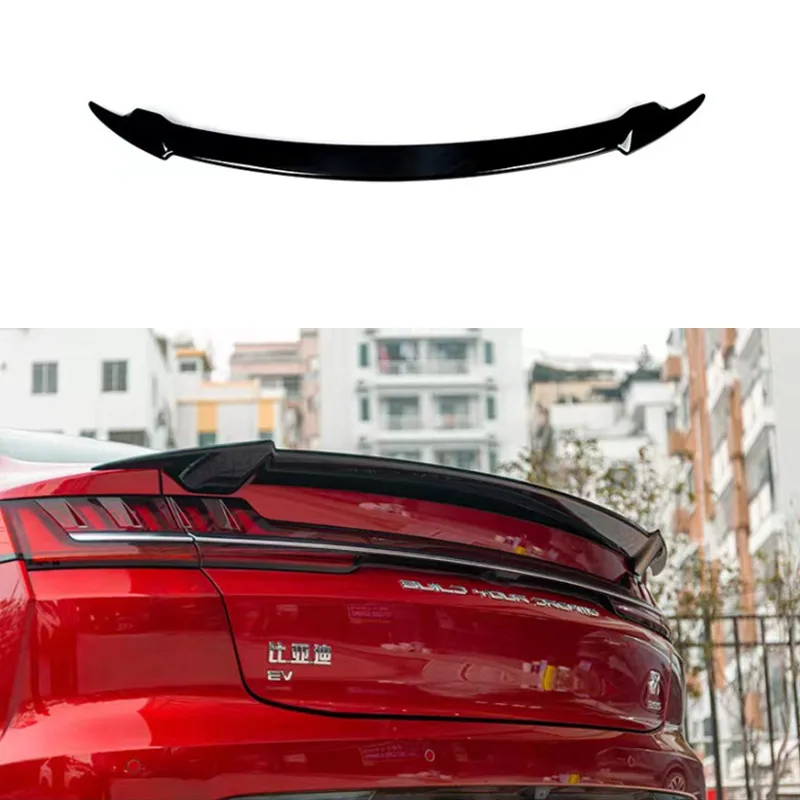 Alerón trasero de carbono estilo pato para BYD Han – Negro - imagen 2