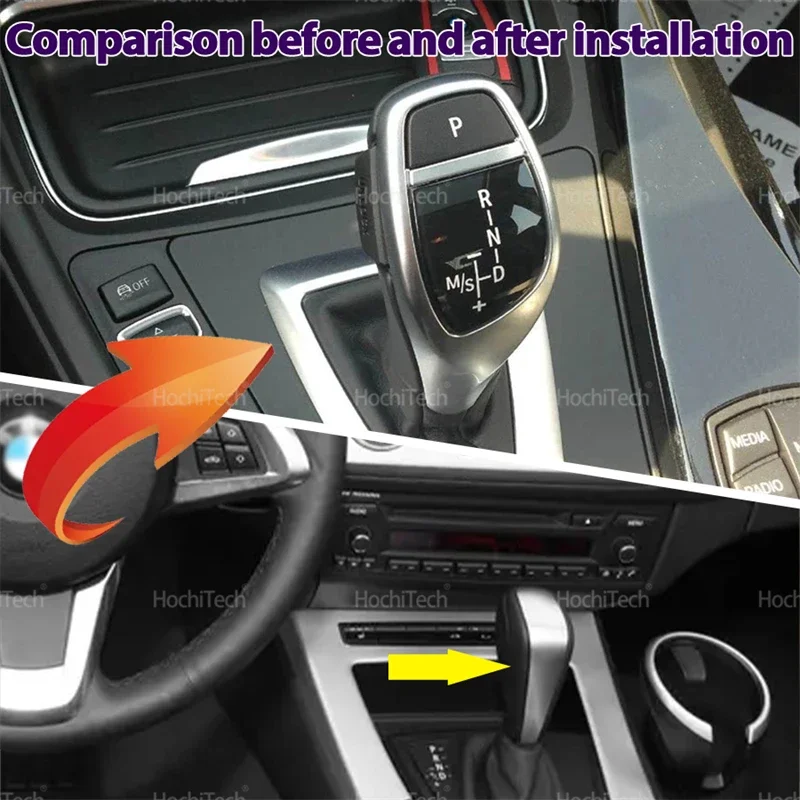 Pomo cambio LED cuero negro BMW Z4 E89 2009-2012 - imagen 3