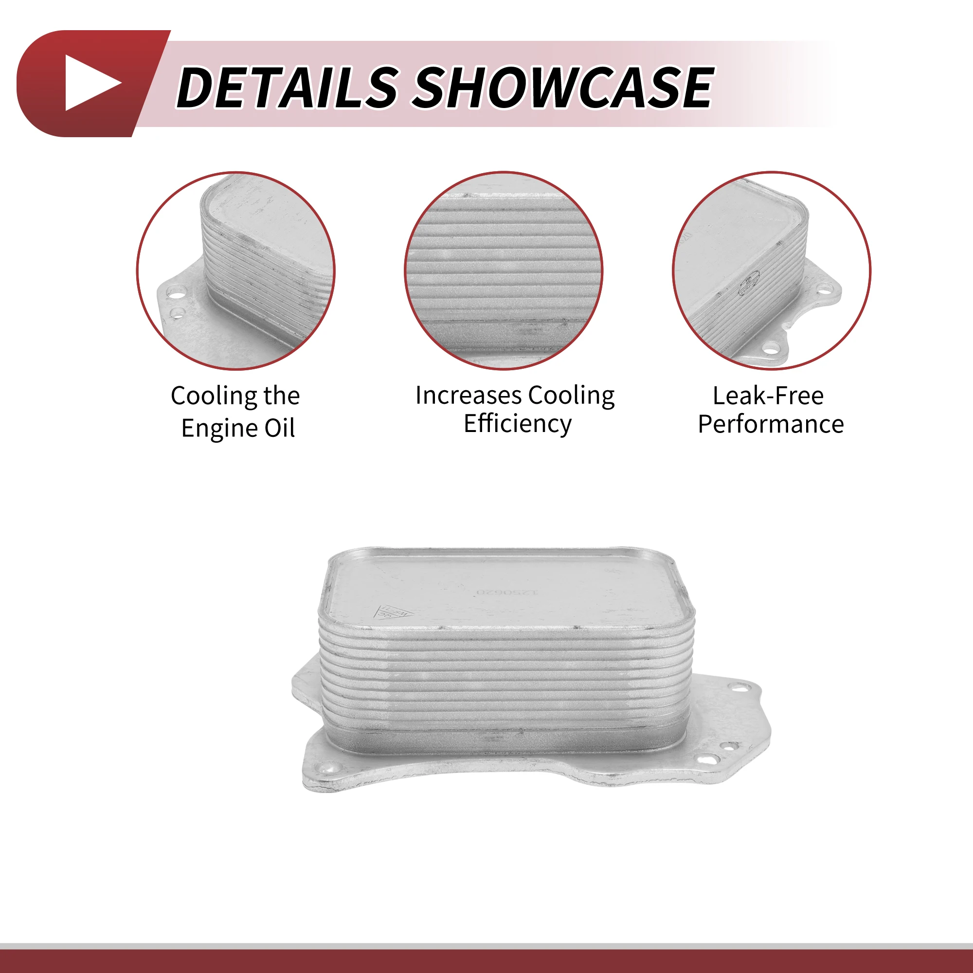 UXCELL 2189423/JX6Q6A642AA Enfriador de aceite para Ford EcoSport - imagen 4