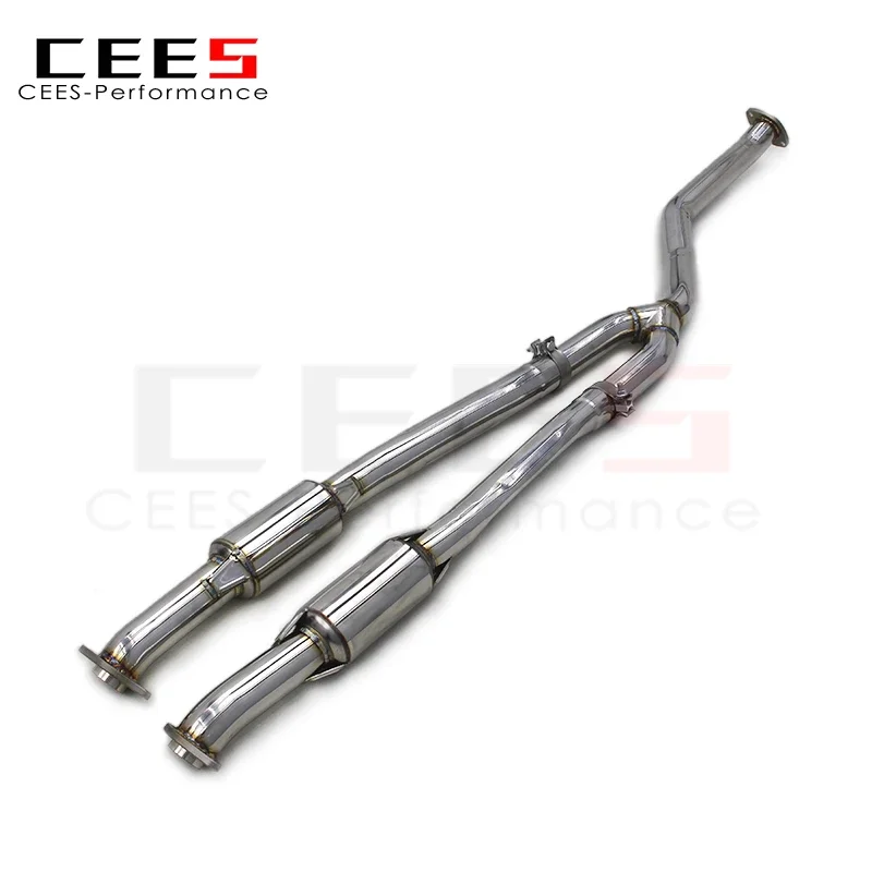 Sistema de escape de tubo medio cees para Lexus IS200T 2,0 T 2015-2021 tubos de escape de carreras de rendimiento de acero inoxidable automotriz - imagen 3