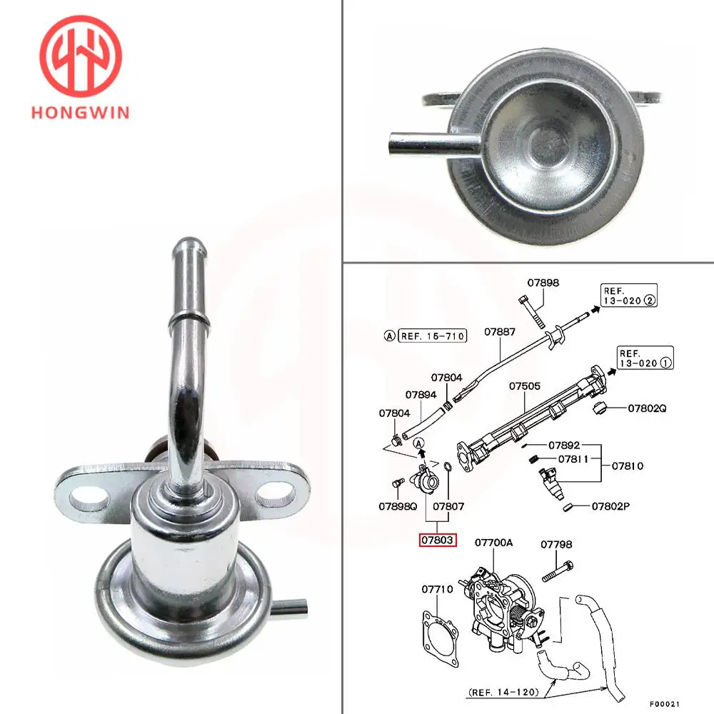 Regulador presión de inyección MD320749 para Mitsubishi Lancer Evo 2.0 - imagen 4