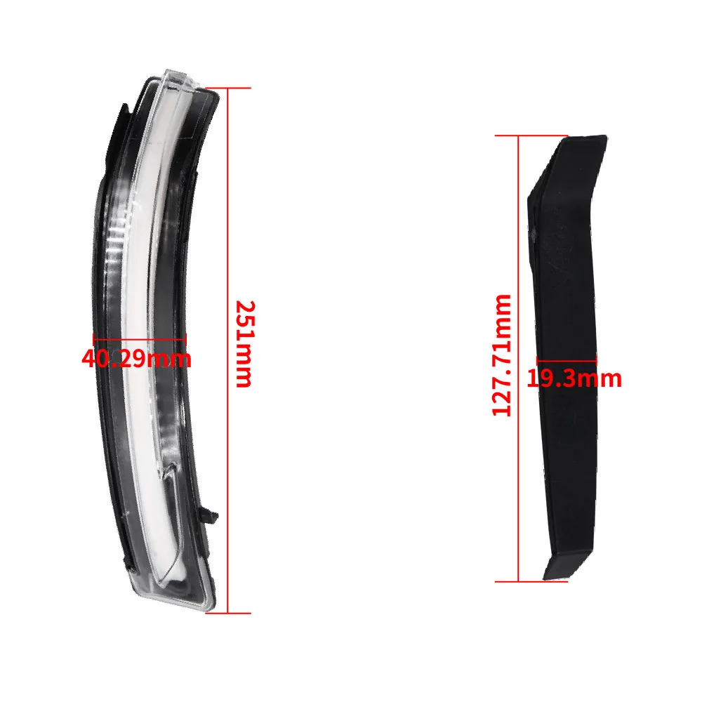 Intermitente LED dinámico de retrovisor Nissan Qashqai y X-Trail - imagen 3