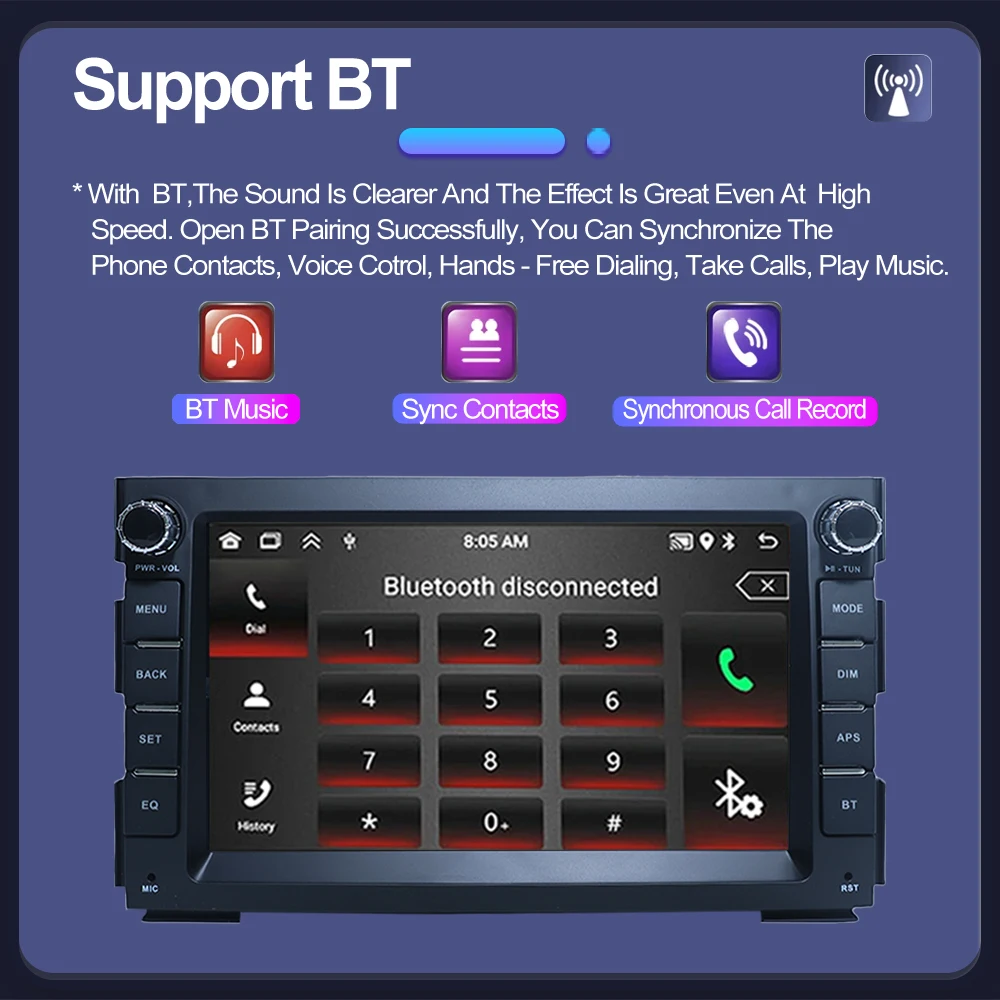 Autoradio Android 2DIN Kia Ceed (2010-2012) GPS CarPlay 7" - imagen 5