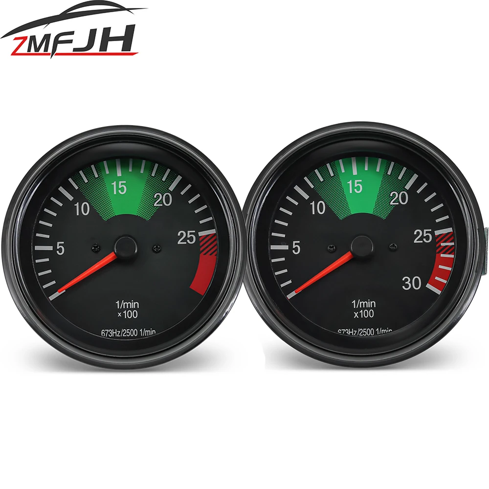 Tacómetro digital 24V 100 mm para camiones y vehículos pesados