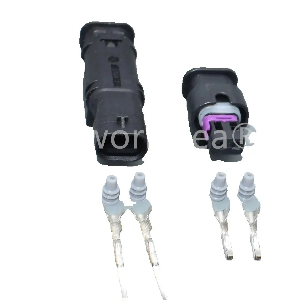 Shhworldsea, conector de inyector de 2 pines para VW y Audi