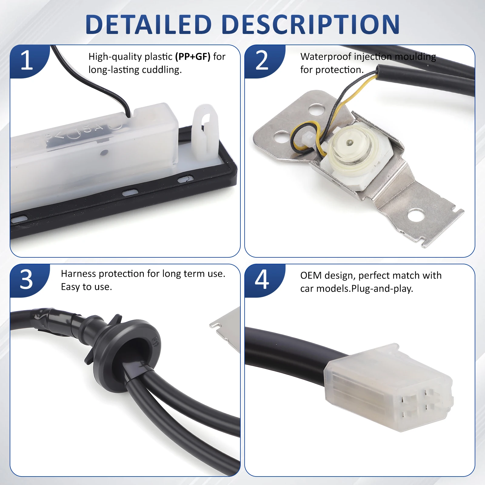 84905-47010 8490547010 interruptor de liberación de escotilla trasera para Toyota Prius 2004-2009 interruptor de liberación de elevación de puerta trasera - imagen 3