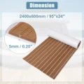2400x600mm Brown 1