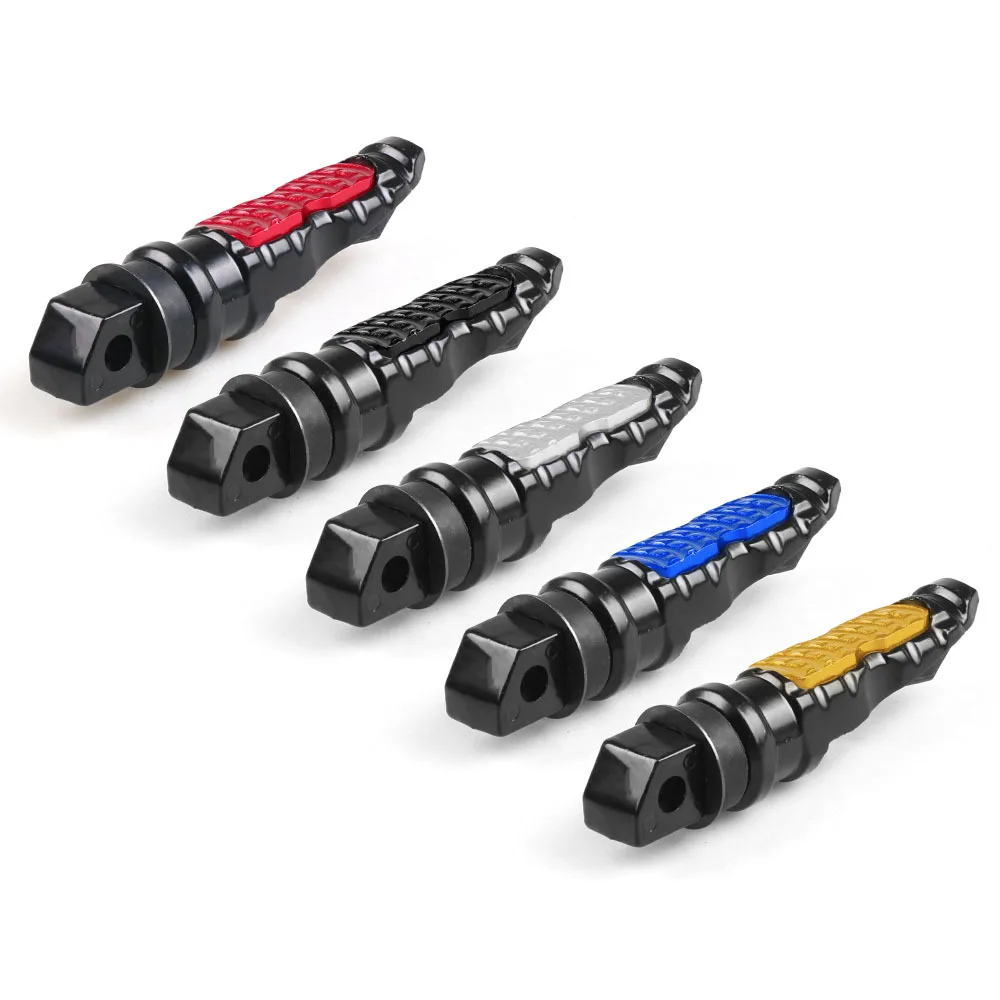 Soporte de Pedal para pasajero trasero modificado para motocicleta ATV, soporte lateral, orificios de montaje de 8mm - imagen 3