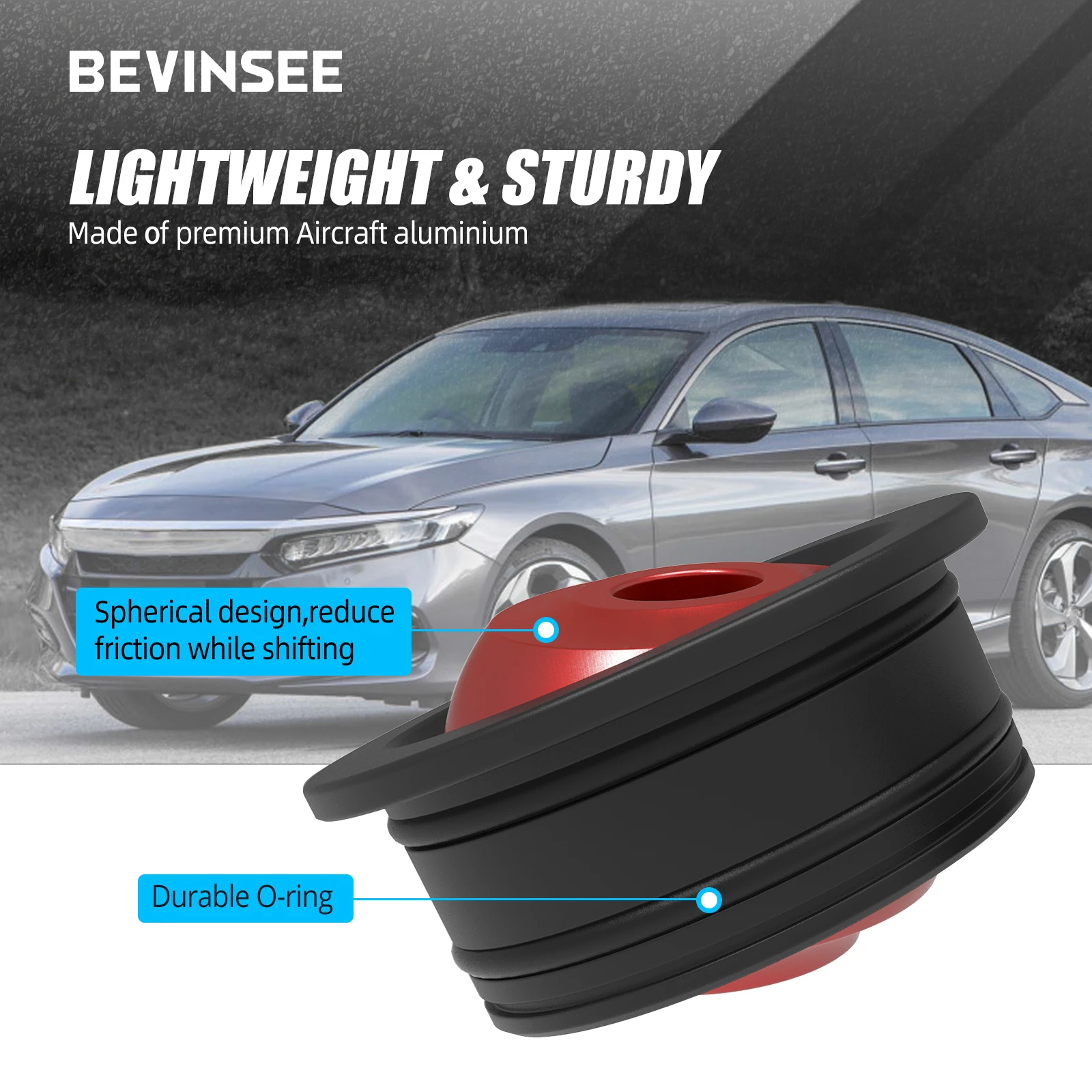 Bujes cable cambio BEVINSEE para Honda Civic Si 2007-2021 - imagen 2