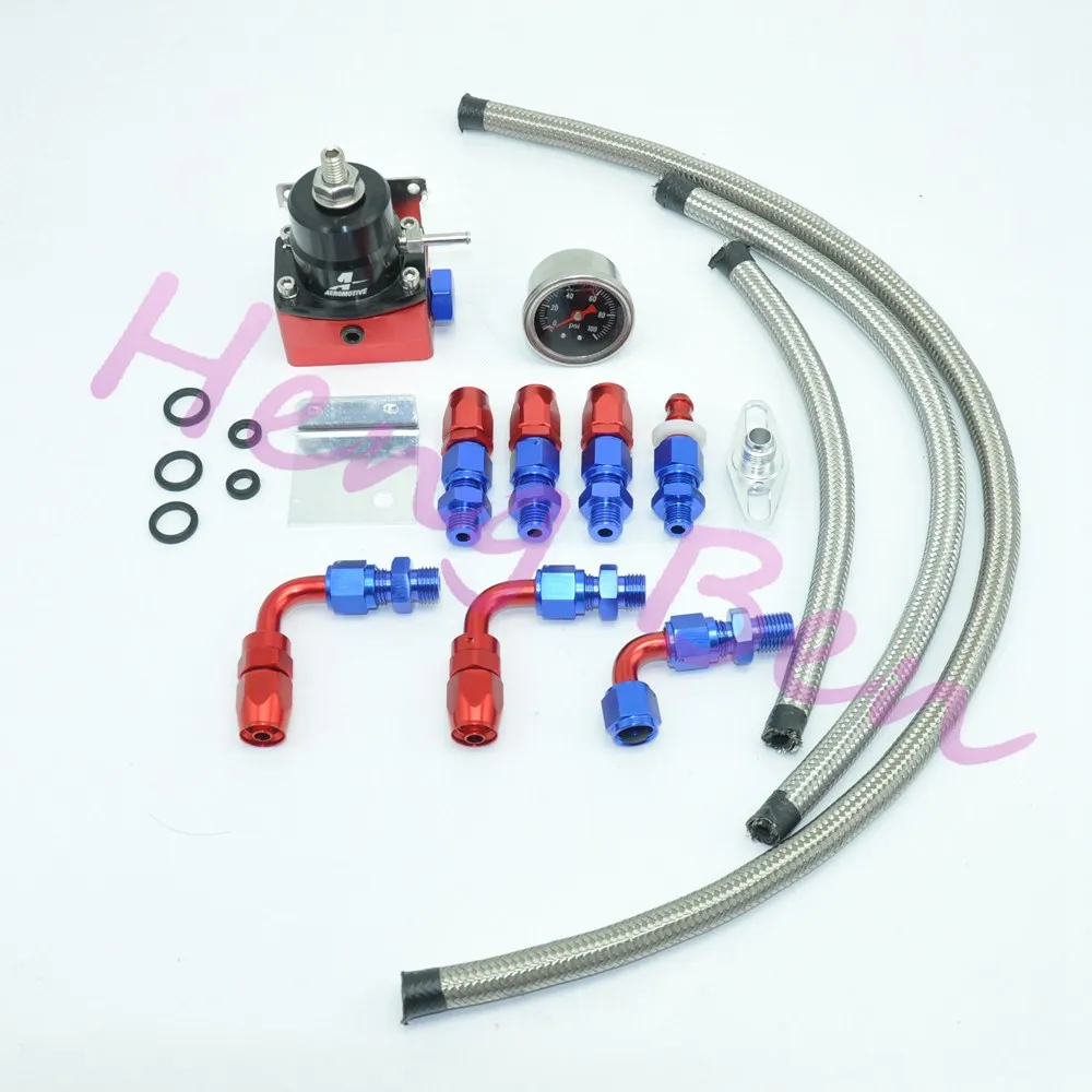 Regulador presión combustible HB AN6 EFI con manómetro – Toyota Supra 7M-GTE - imagen 5