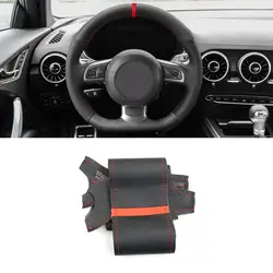 Funda volante cuero cosida a mano Audi A3 8P Sportback y TT 8J