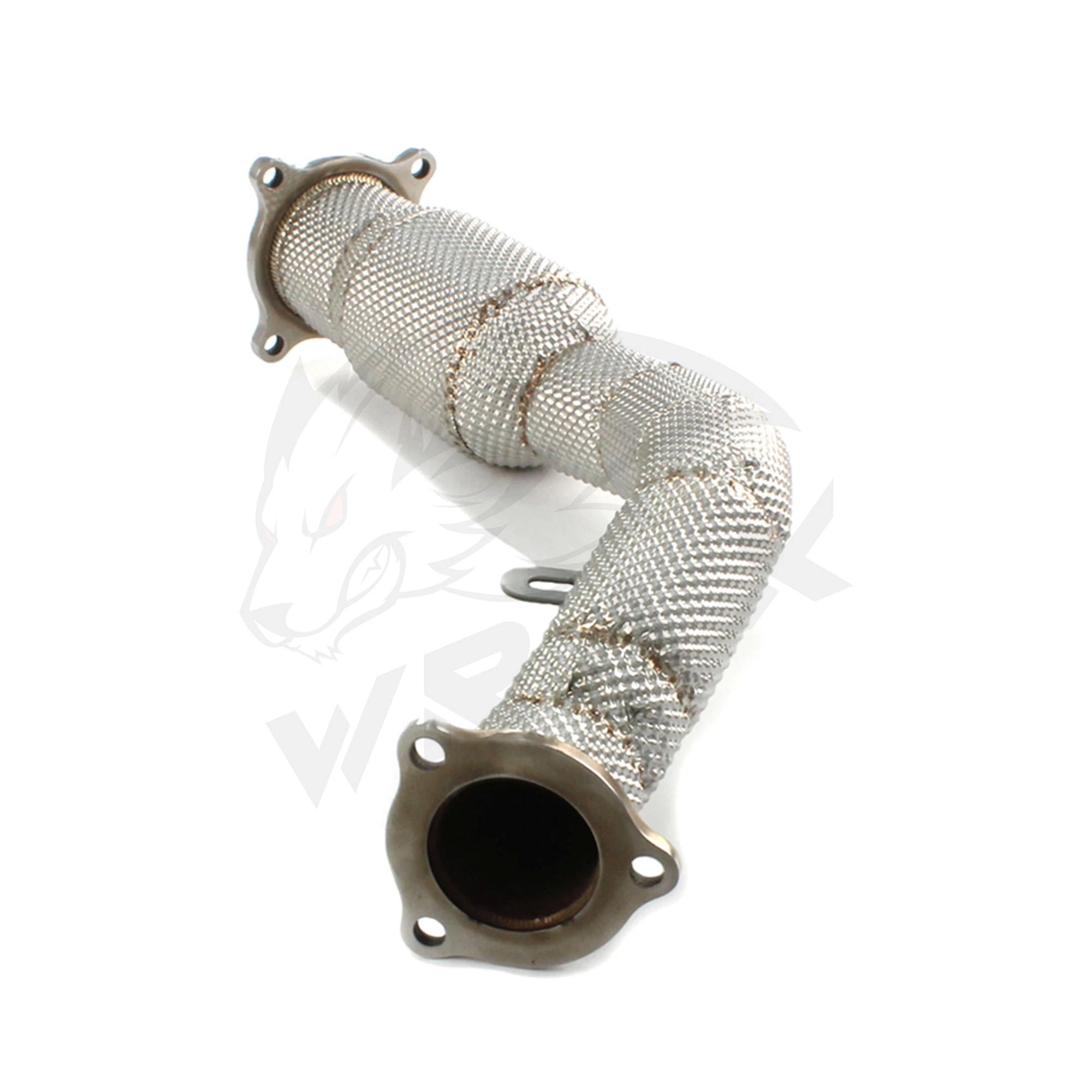 Escudo térmico de escape WRAX con bajante catalítico Audi A4 A5 B8 - imagen 2