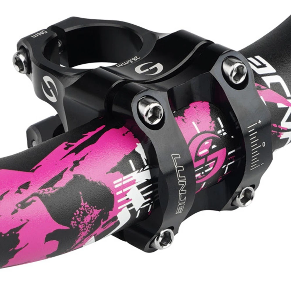 LUNJE potencia CNC 35mm manillar bicicleta MTB negro - imagen 3
