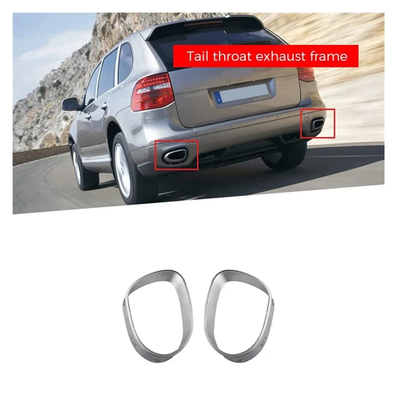Embellecedor envolvente salida de escape Porsche Cayenne 2008-2010 - imagen 2
