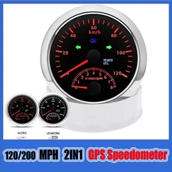 Velocímetro GPS digital con tacómetro 8000 rpm – 9-32 V