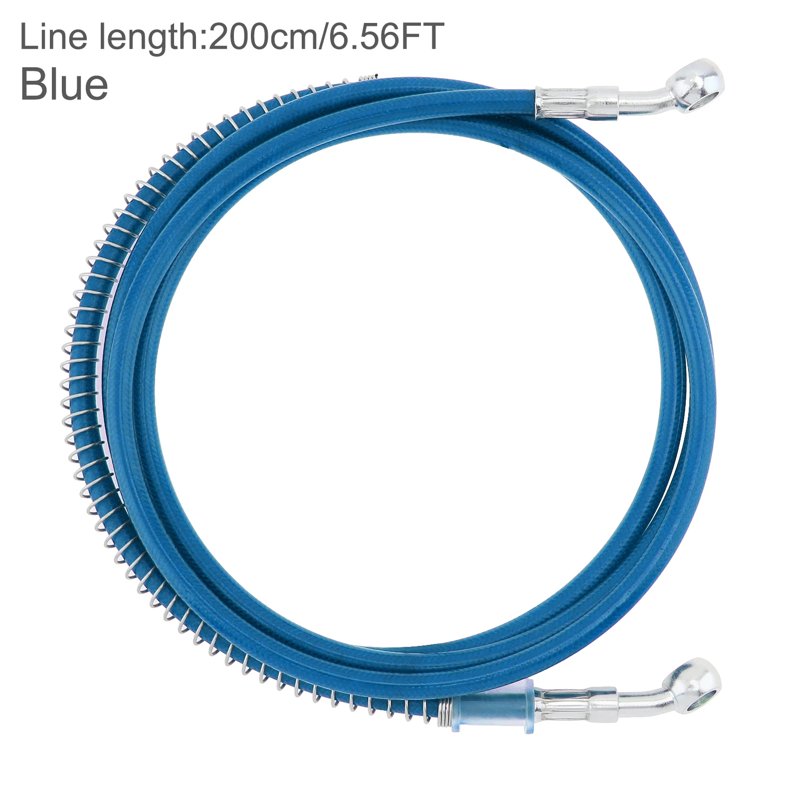 Manguera freno trenzada acero inoxidable universal para moto carreras - imagen 3