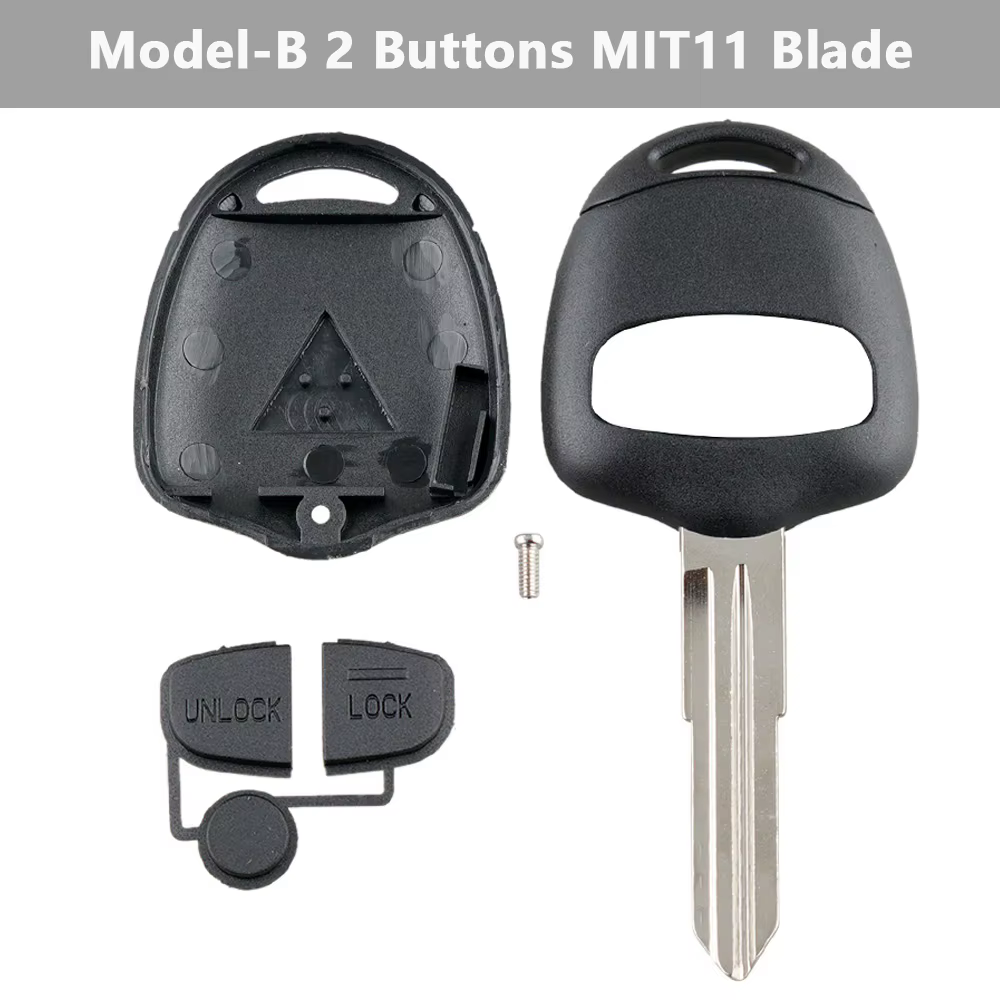 Carcasa de llave Mitsubishi Lancer IV-IX, 2/3 botones MIT8/MIT11 - imagen 4
