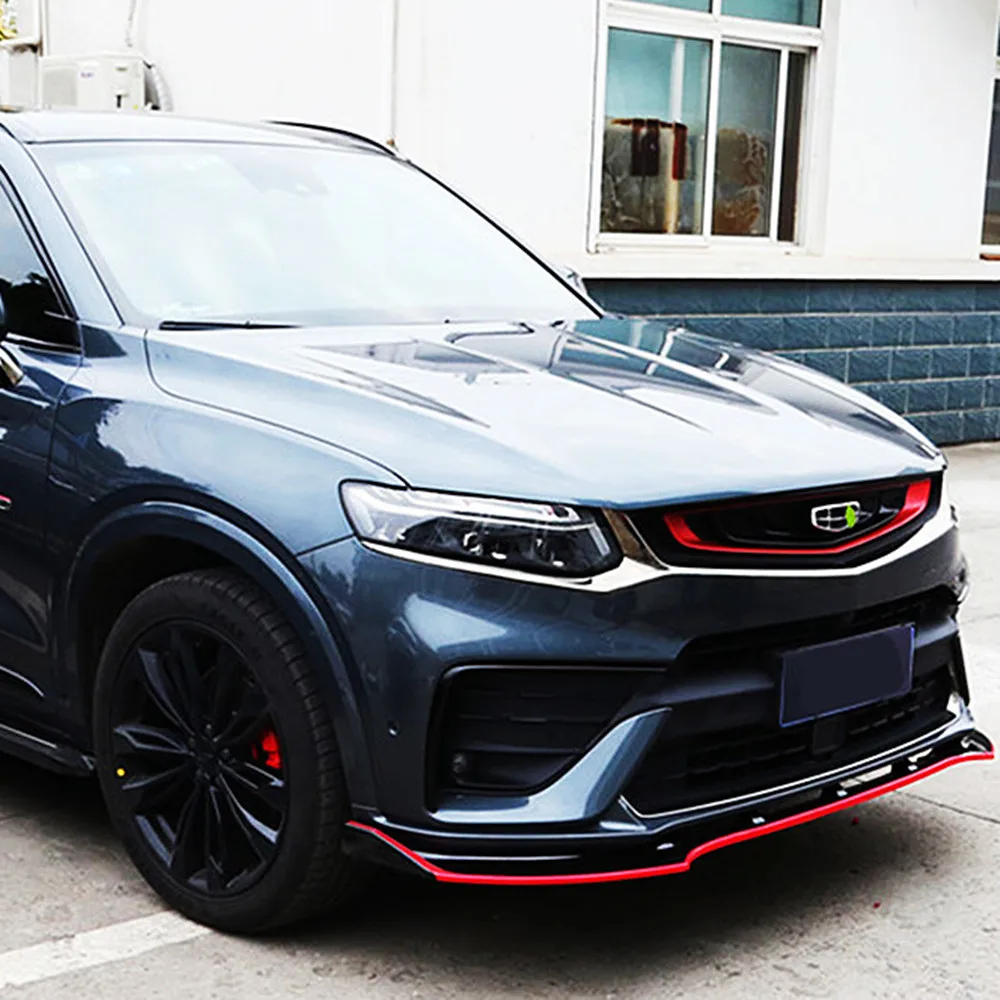 Para Geely Tugella Xingyue FY11 2019 20 21 kit de carrocería divisor de parachoques delantero de coche alerón difusor protector Tuning accesorios parte - imagen 2