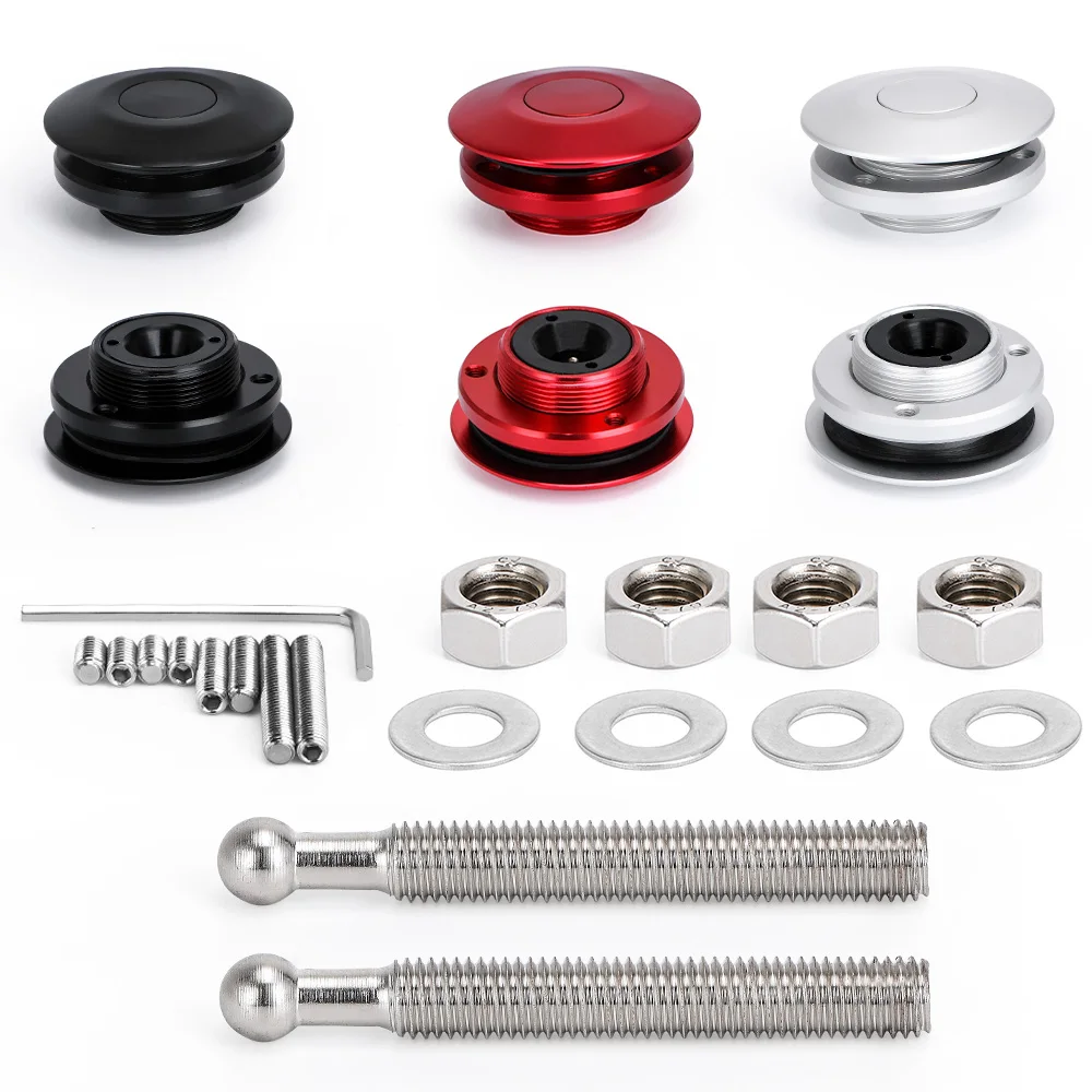 PQY kit cierre y bloqueo de capó con botón – Ford Mustang 4.6 V8 - imagen 2