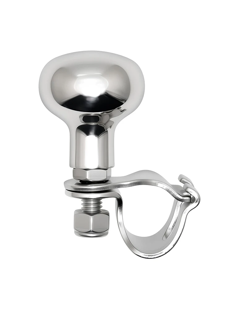 Perilla del volante 316, potenciadores auxiliares, mango de bola, accesorio de acero inoxidable para barco, volante, camión, barco, yate - imagen 2