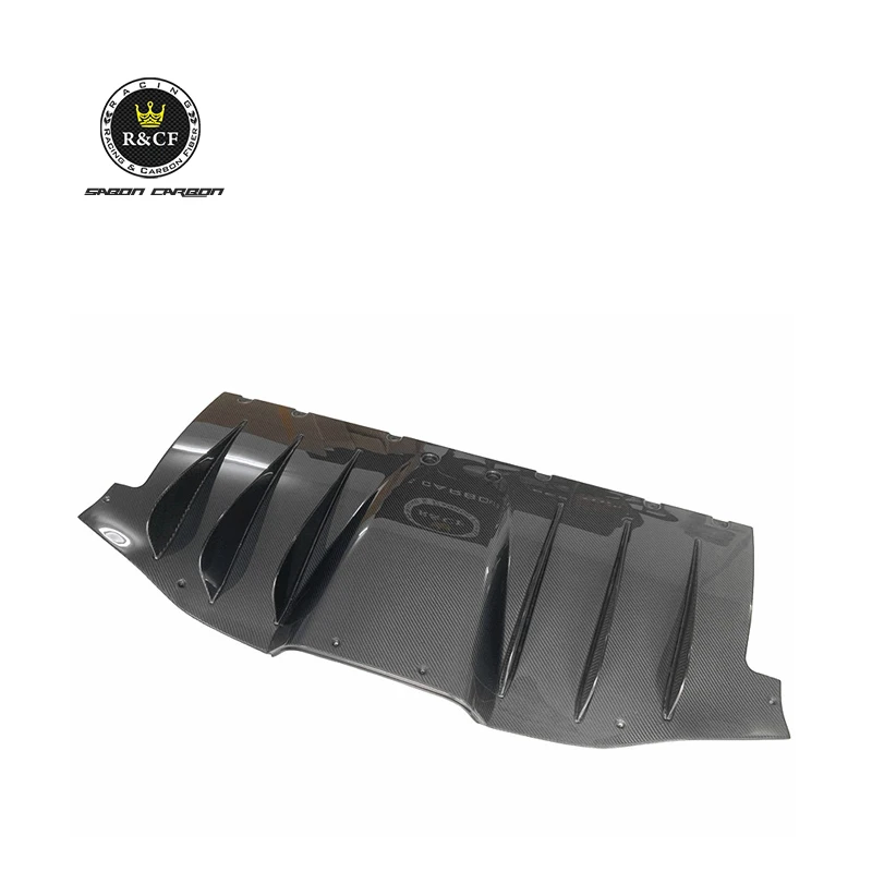 Labio y difusor del parachoques trasero estilo OEM Ferrari 458 Italia