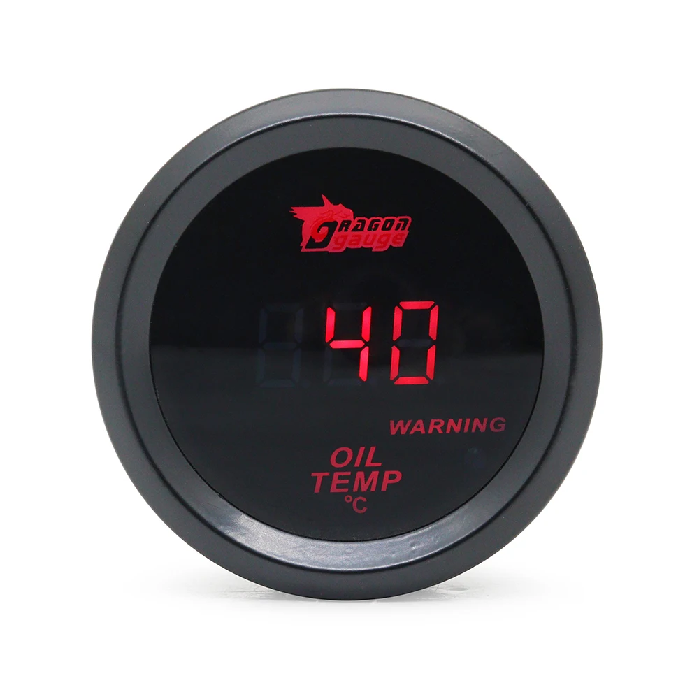 Medidor digital LED rojo – refuerzo, temperatura y voltaje - imagen 3