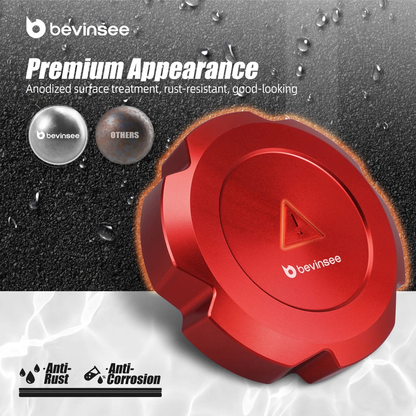 Cubierta depósito refrigerante Bevinsee para BMW E90 y F30 - imagen 2