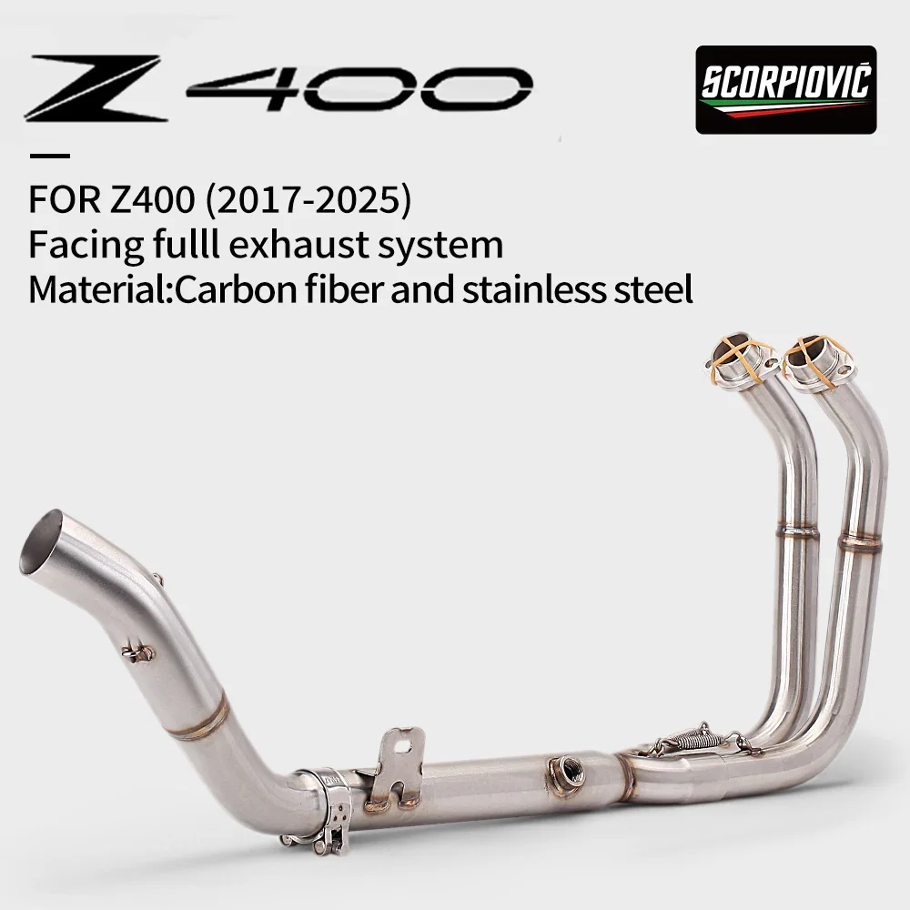 Tubo de enlace de escape Kawasaki Ninja 400/Z400 2017-2024 - imagen 2