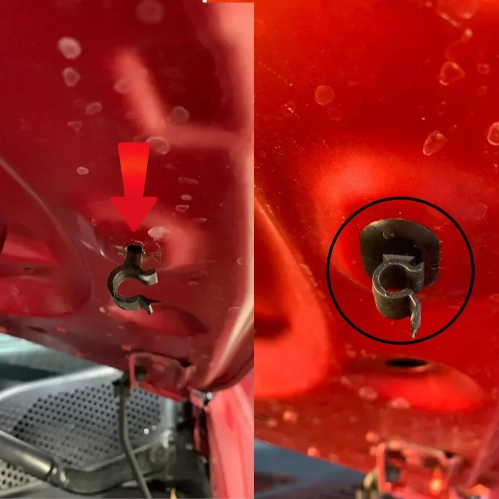 Retenedor capó Peugeot 407 2003-2010 – clips apoyo varilla - imagen 3