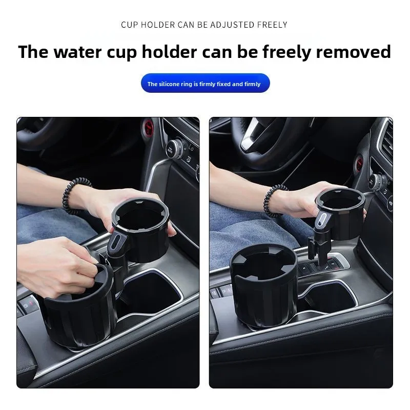 Portavasos doble retráctil de gran diámetro para coche y camión - imagen 2